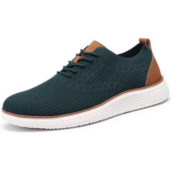 ⚡VILOCY Men's Green Casual Dress Oxfords Business Mesh Breathable Sneakers - Picture 5 of 8